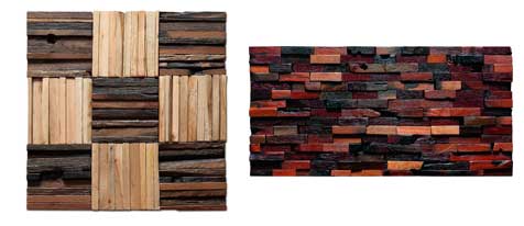 paneles de madera dura