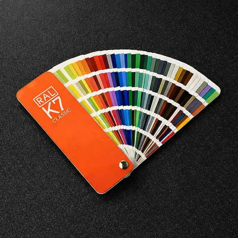 Carta RAL K7 Classic para pintura Gama de colores en carta RAL K7 Classic