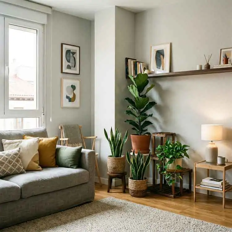 Bosque urbano en salón