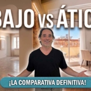 diferencias-reformar-aticos-bajos-madrid Comparativa de reforma integral de piso bajo frente a ático en Madrid, destacando iluminación, humedades y terraza
